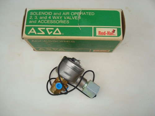 Lot of 8 Red Hat ASCO 3-way nuclear solenoid operated pilot valves NP8320A187V - Picture 6 of 12
