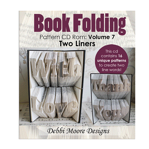 Debbi Moore Designs Book Folding Pattern Volume 7 (Two Liners) CD Rom (324736) - Picture 2 of 3