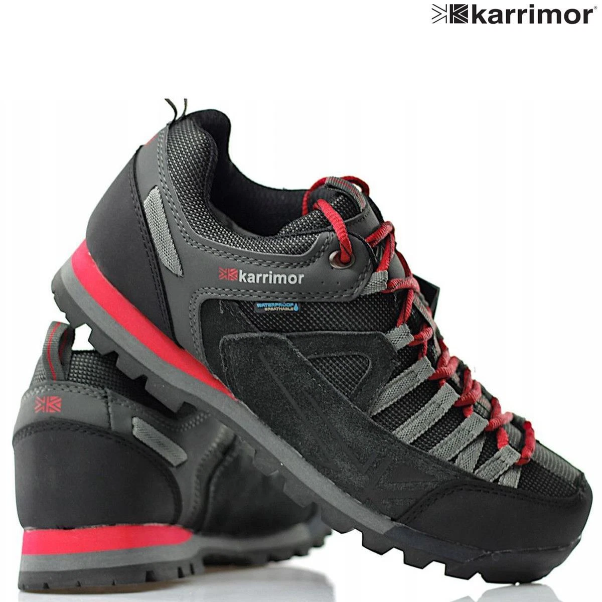 Karrimor Mens Weathertite Spike Low Rise Waterproof Trekking Hiking Boots
