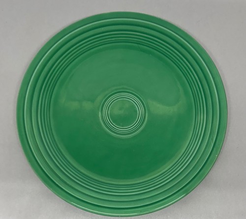 Vintage Fiesta Ware Dinner Plate, 9-1/2", Original Fiesta Light Green