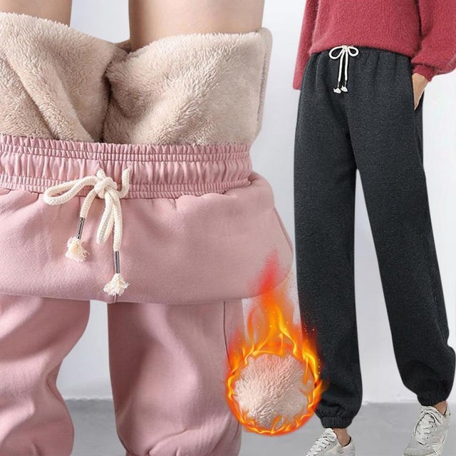 Pantalones de terciopelo para mujer Leggings de invierno para nieve frio invierno