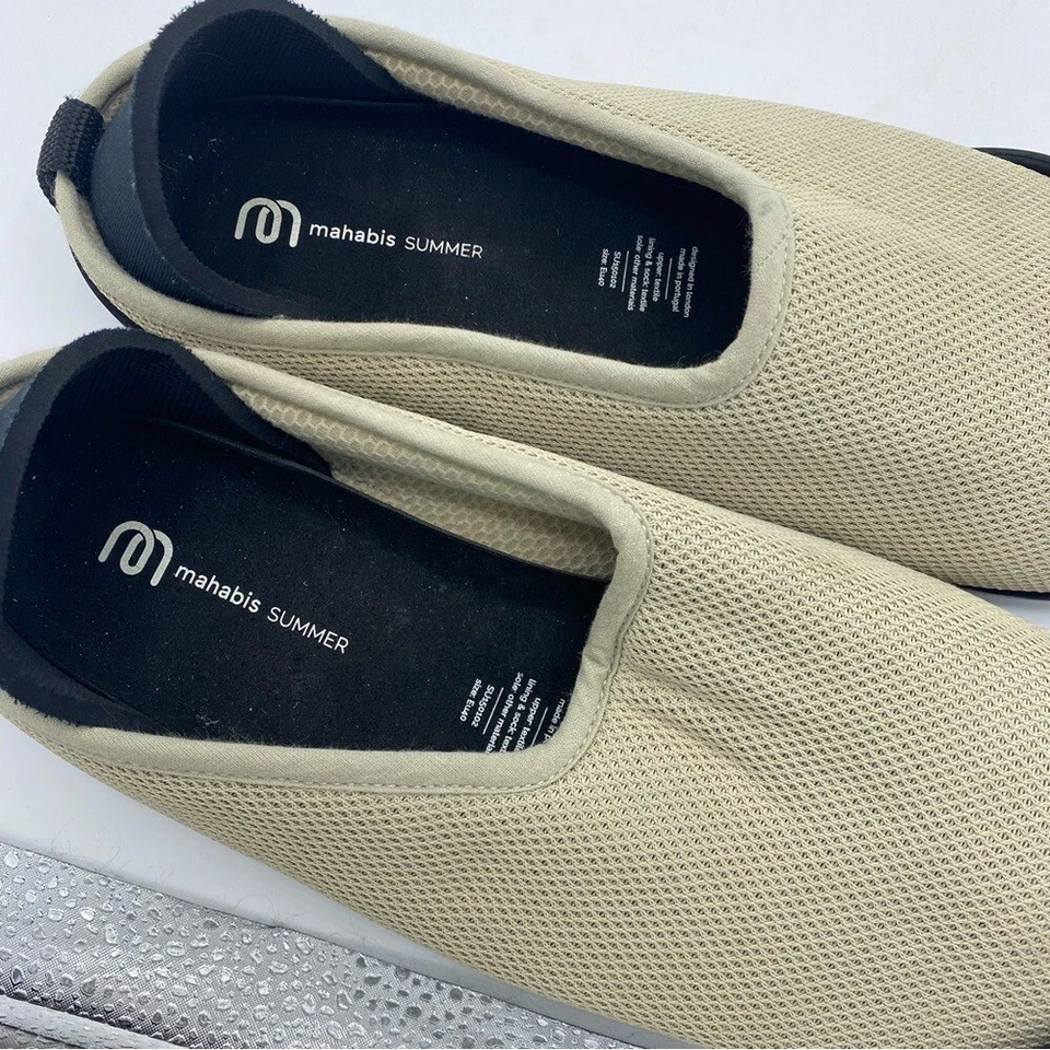 Zapatilla plana de malla de piedra Sala de verano para mujer Mahabis con suela de goma talla 40 Foto 4 de 4