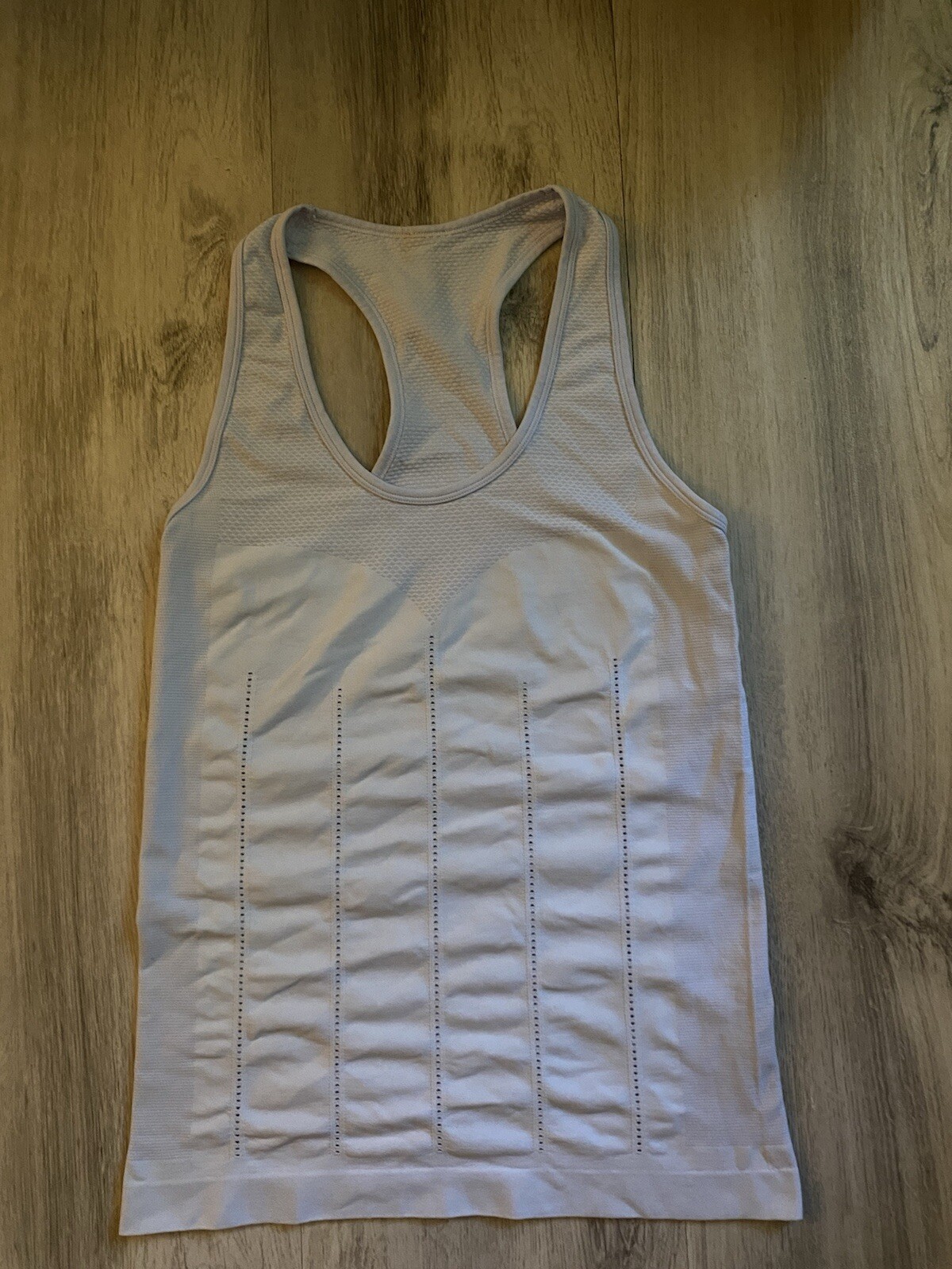 Fabletics Light Blue Compression RacerBack Workou… - image 1