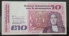 IRELAND  1978  £10 POUND SWIFT (BJC) BANKNOTE