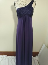  David's Bridal Gown Size 6 Lapis Purple Prom Formal NWT