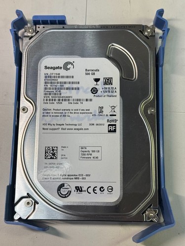 Dell 9CF26 ST500DM002 500GB 7.2K RPM 16MB FW KC45 DC 12526 6Gbps HDD SATA 3.5" - Picture 2 of 7