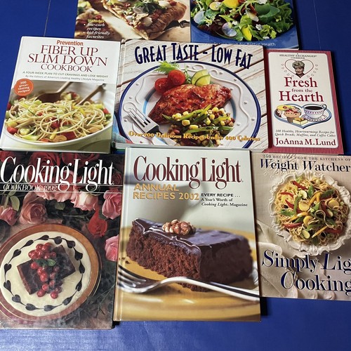 Diet Cookbook Lot Of 8 Cooking Light Healthy Weight Loss Weight Watchers Mixed - Picture 4 of 24