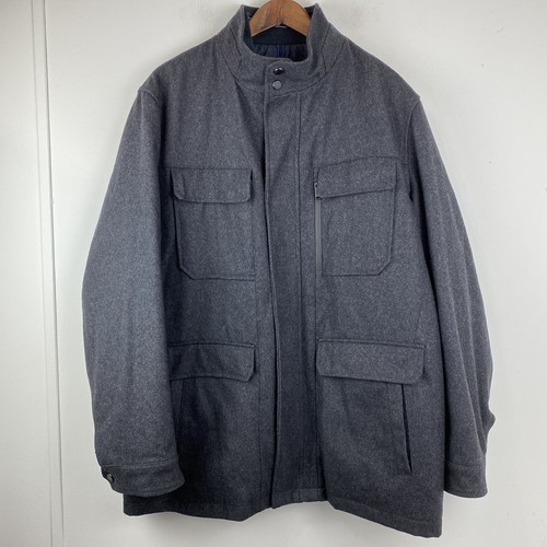 Black Wool Blend Mayfield Field Coat | eBay