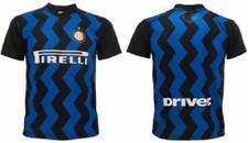 MAGLIA INTER UFFICIALE bambino uomo HOME 2020-21 senza NOME NUMERO nerazzurra 