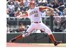 Kacy Clemens Texas Signed 8x10 photo Autographed Blue Jays Prospect baseball 