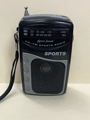 Lenoxx Vintage AM/FM Sports Radio Portable Pocket Battery Opperated ...