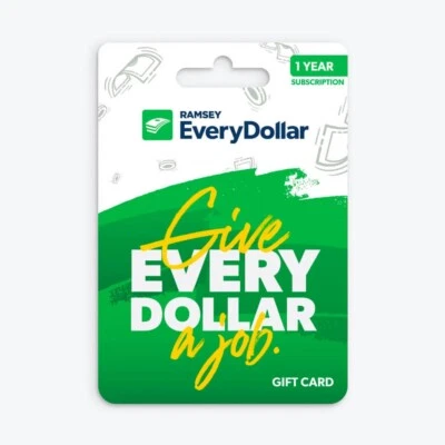 Dave Ramsey Solutions - EveryDollar One Year Subscription. Every Dollar 1 YEAR