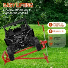 882 Lbs Ride on Lawn Mower Lift Jack for Lawn Mowers and Garden Tractors