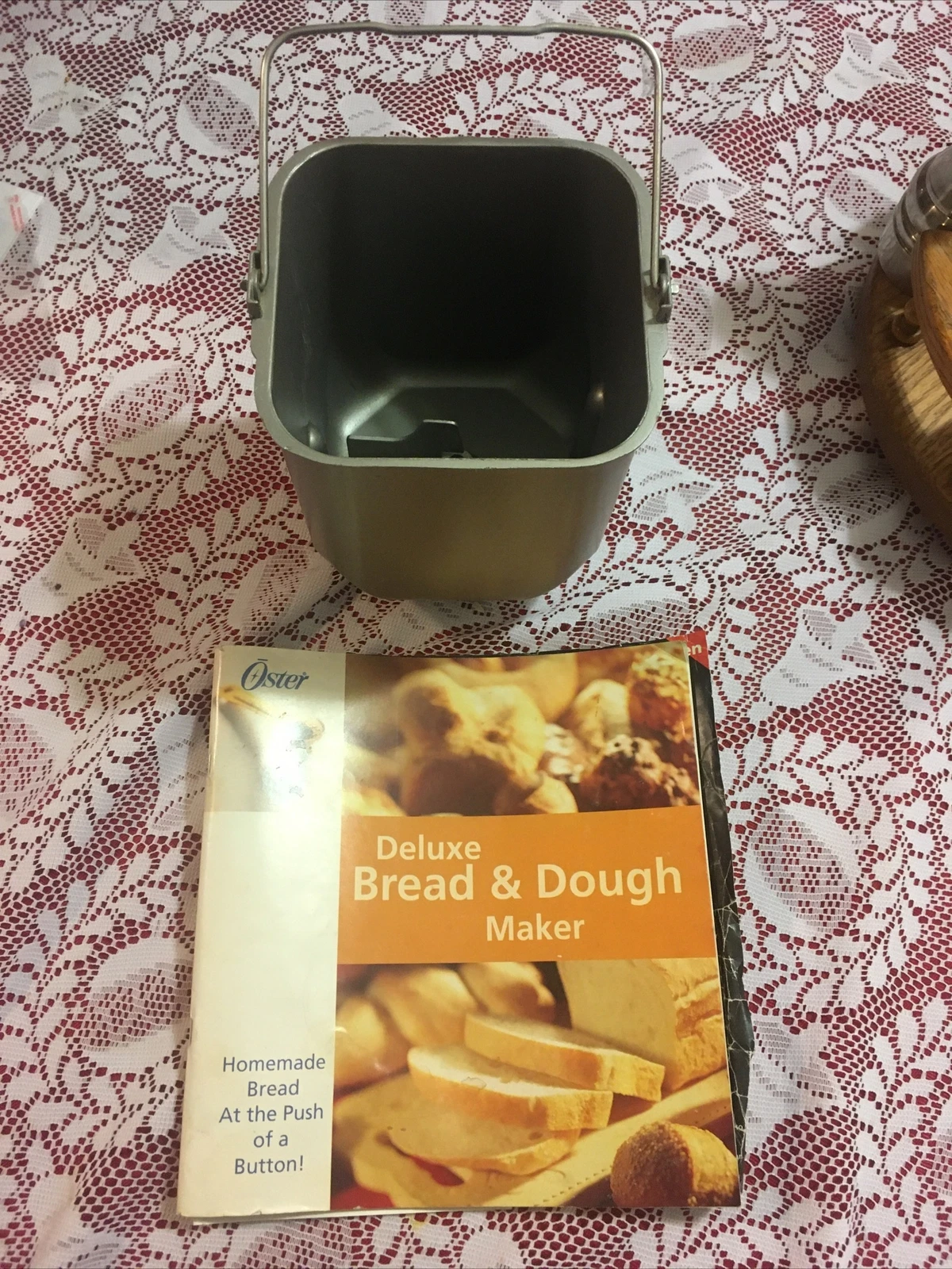 Oster Bread Maker Pan & Paddle
