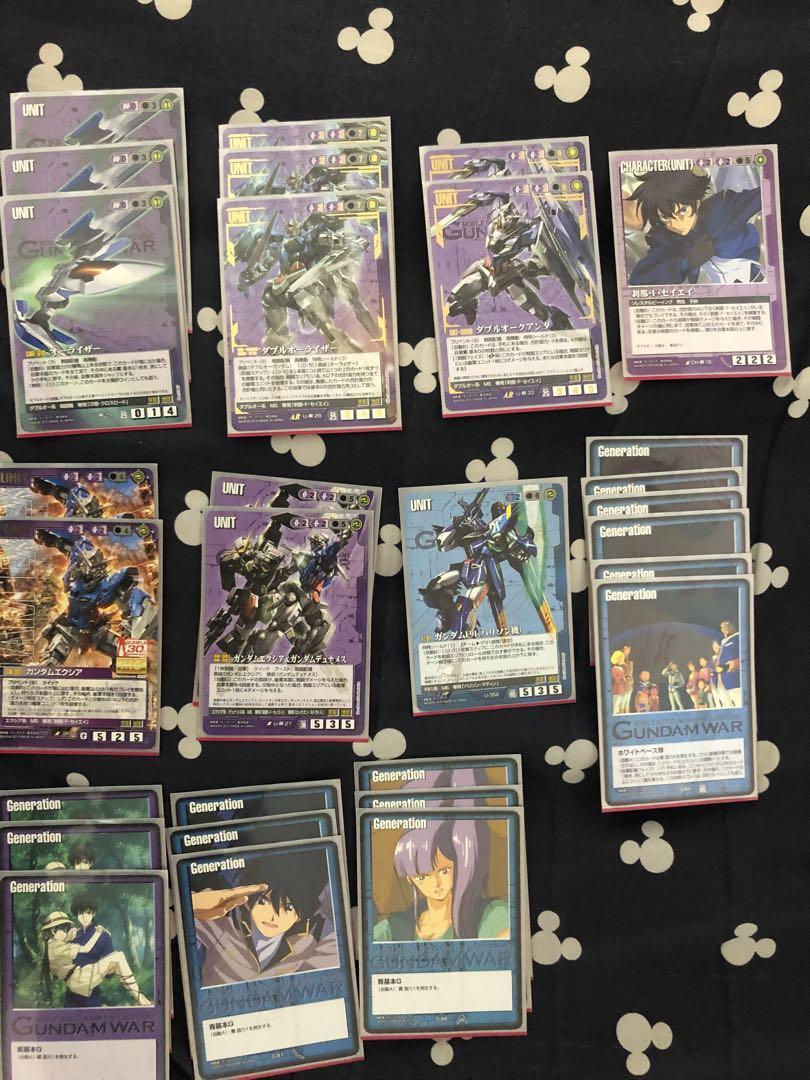 Gundam War Blue Purple 00 Deck | eBay