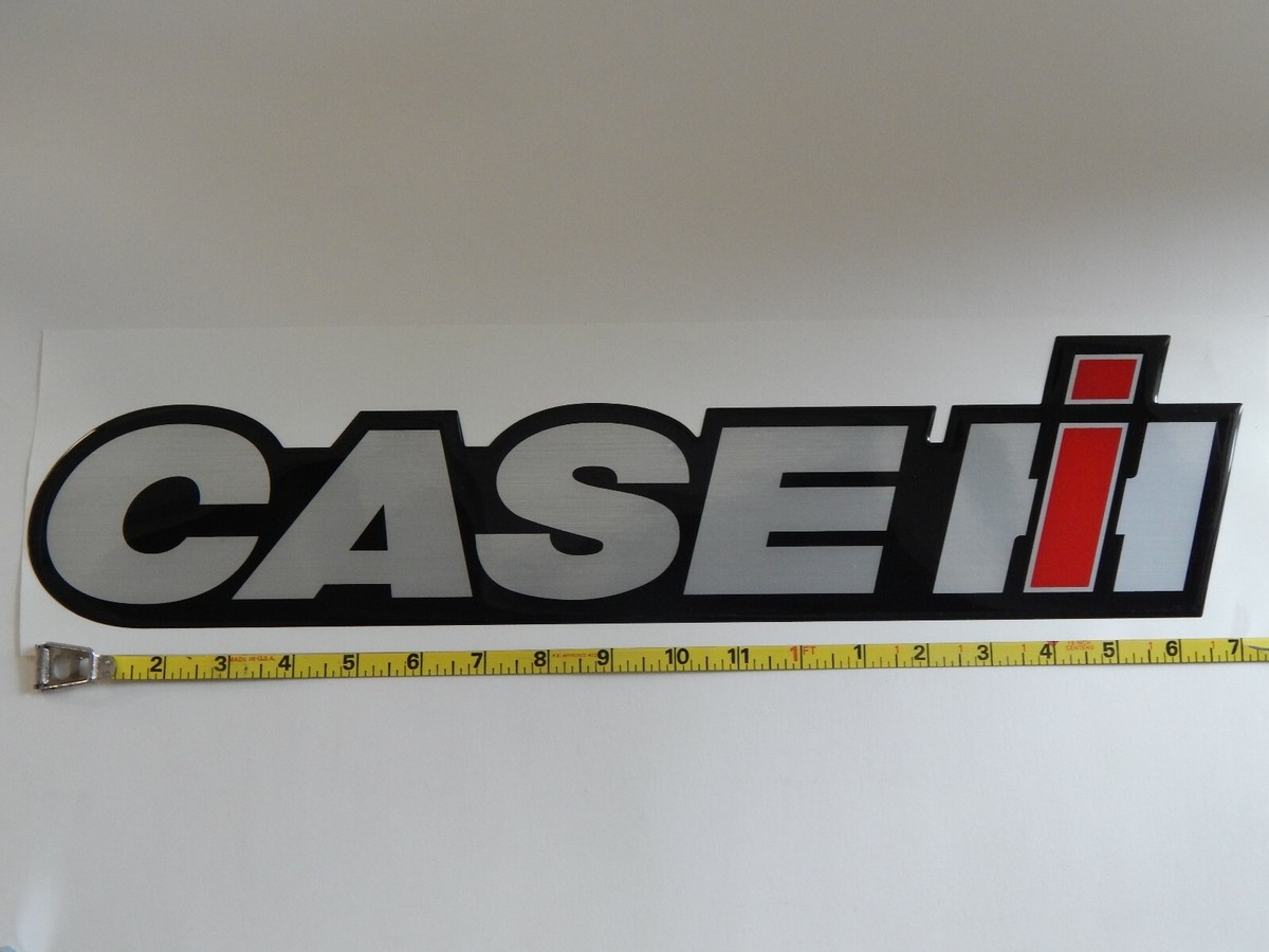 Case IH Raised Vinyl Decal Approx 19