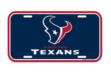 Houston Texans NFL Wincraft Plastic License Plate