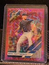 Mike Foltynewicz 2019 Donruss Optic Pink Velocity # 127/199 #166  Braves