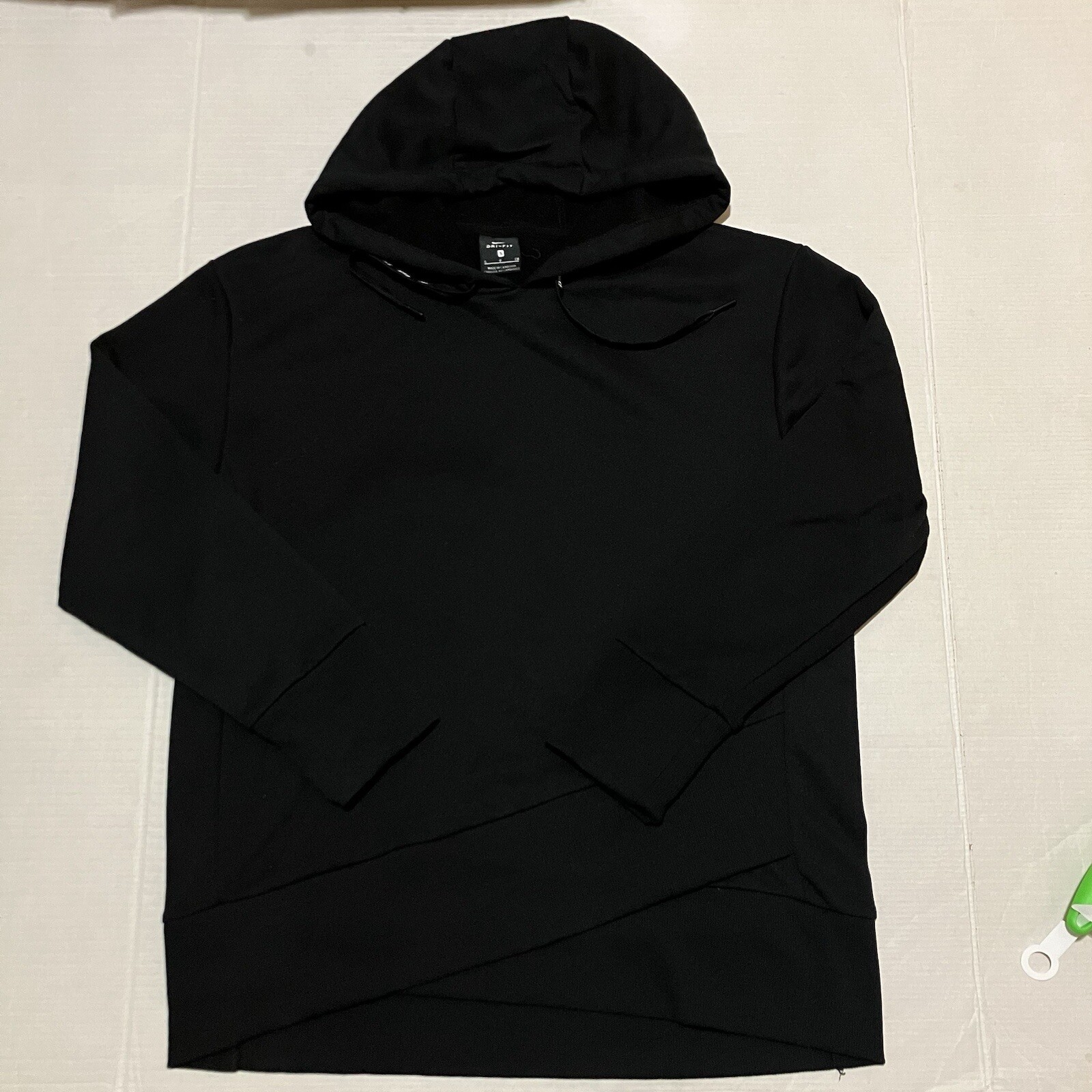 SACAI X NIKE Felpa con cappuccio Nike donna Dri Fit GET FIT allenamento top nera piccola felpa giacca