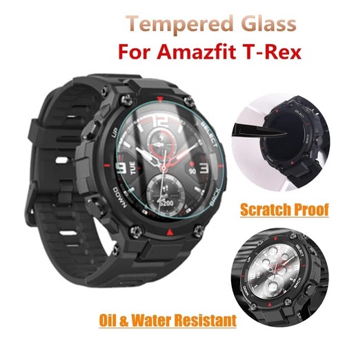 2 pièces pour protection d'écran en verre trempé Xiaomi Huami Amazfit T-Rex 2 T-Rex Pro - Photo 6 sur 6