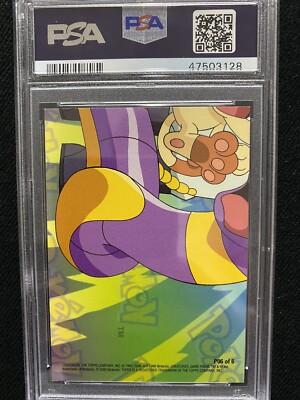 2000 Topps Pokemon TV Animation Series 3 Puzzle Card 6 Foil #PO6