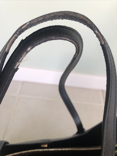 Bolso de Mano COACH Grande Avenue Cuero Negro y Dorado Cartera Maletín para Laptop - Imagen 13 de 19