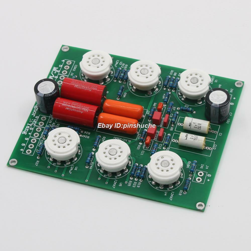 图片 2 - HiFi No Feedback MM / MC 12AX7+12AU7 Phono Amp Board Refer Sansui Phono Circuit