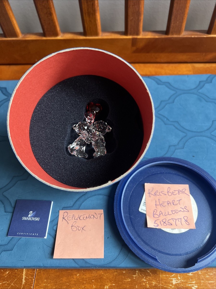 Swarovski Kris Bear Heart Balloons 5185778 Mint. | eBay
