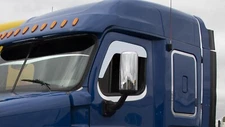 Freightliner Cascadia Angled Chop Top Window Trim - Pair # 15601