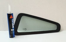 Driver/Left Side Quarter Window Glass For 2010-2014 Ford Mustang 2 Door Coupe