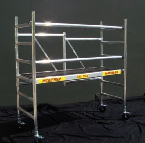 3.3metre REACH Portable Scaffold Mobile TOWER with strong SWL 225KG Welded - Picture 2 of 10