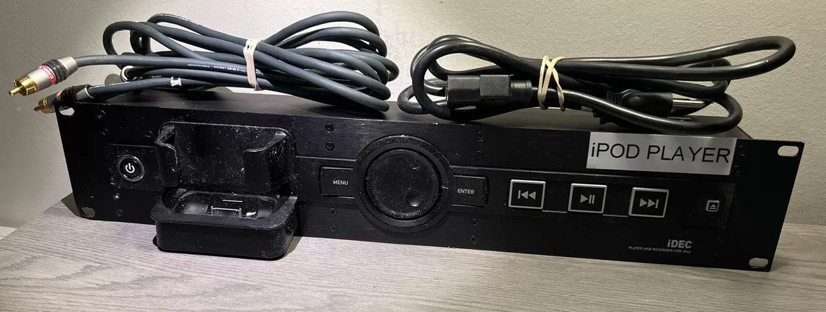 Tested Numark DJ Rack Mount iDEC Rackmount iPod Player and Recorder  Interface.