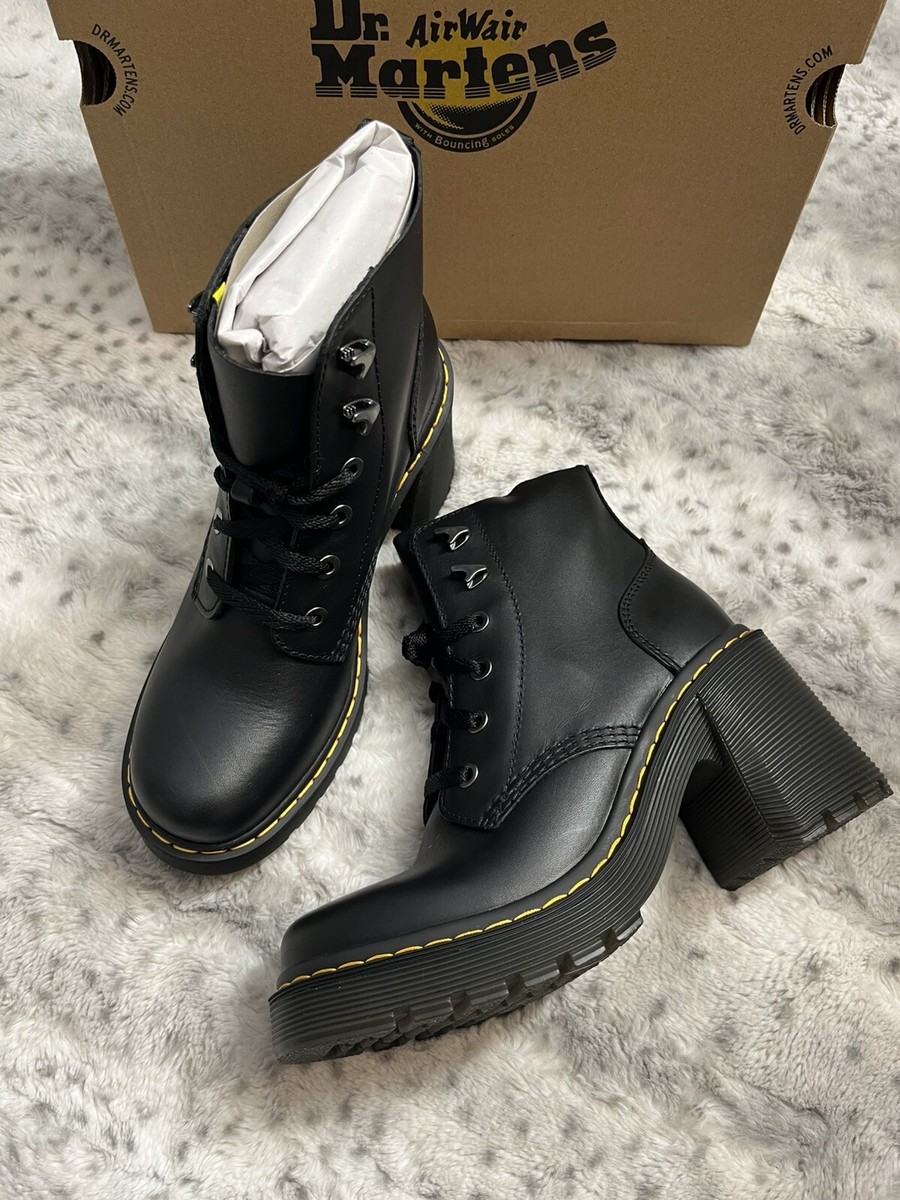 Dr. Martens Jesy Sendal Flare Heeled Boots MSRP$240 Soft
