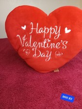 Dan Dee Plush Happy Valentine's Day Red Heart Pillow - Plays Message