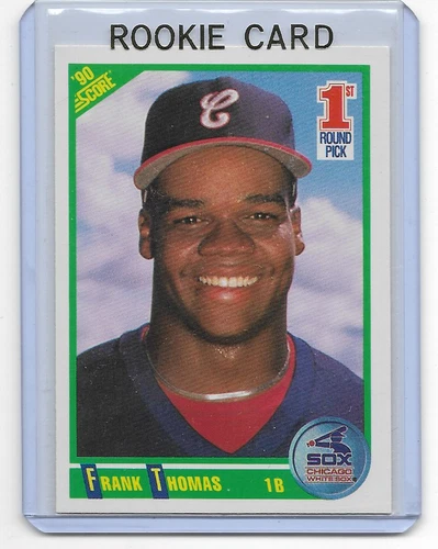 Frank Thomas 1990 90 Score Rookie Card #663 HOF Real Rookie