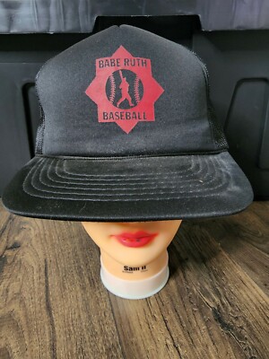 Babe Ruth's Hat Vintage Babe Ruth Baseball Mesh Trucker Hat Cap Snapback | eBay