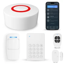 5-Piece Kit Wireless Alarm System with Phone APP Alert Motion Door Sensor Keypad