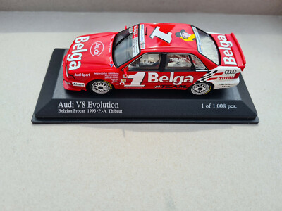 Minichamps Audi V8 Evolution Belgian Procar 1993 P.-A. Thibaut - aus Sammlung