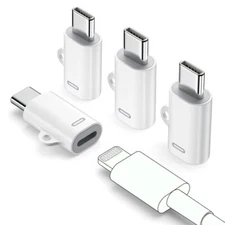4x For iPhone 17/16/15Pro Plus Max Type-C Male to 8-Pin Female Adapter Converter