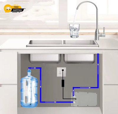 12V Wohnwagen Elektro Küche Wasserpumpe Wasserhahn Automatische Wasserabsaugung Pumpe 1,5