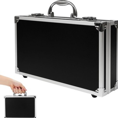 Werkzeugkoffer, Aluminium, 30x17x8cm, , mit Foam, robuster Transportkoffer