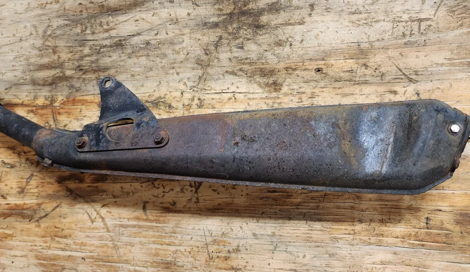 Honda SL 100 1970 OEM silenciador/escape Foto 4 de 4