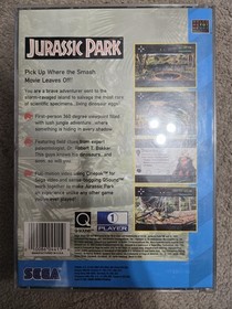 Jurassic Park (Sega CD, 1993), Manual Included
