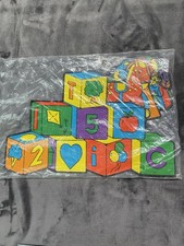 Vintage 80s Toy Box Nursery Mobile Colorful Cardstock New Animals