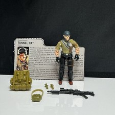 Tunnel Rat V1 100% Complete 1987 G.I. Joe Hasbro Vintage Action Figure W. Card