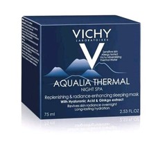 Vichy Aqualia Thermal Night Spa Sleeping Mask Hyluronic Acid 2.53 Oz Sealed 4/26