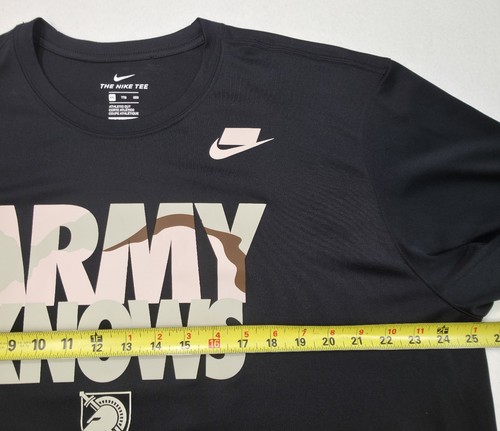 Nike Army Black Knights Shirt Herren 2xl Schwarz Camo Grafik T-Shirt Limited Use - Bild 4 von 7