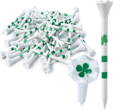 Golf Tees Plastic Combo Length Pack of 50 Includes 3 Plastic
