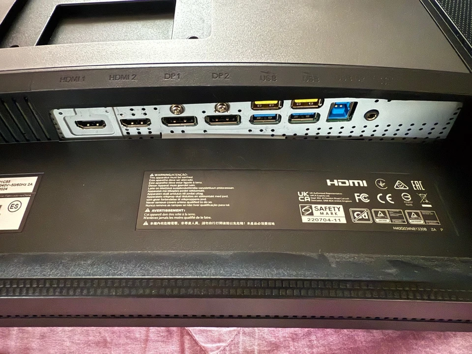 PHILIPS Evnia Monitor Gaming curvo WQHD 21:9 34 pollici, 1 ms, 165 Hz, 3440x1440 - Immagine 3 di 4