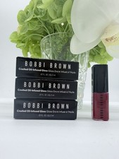 3 Bobbi Brown Crushed Oil Infused Gloss Slow Jam .07 oz Each